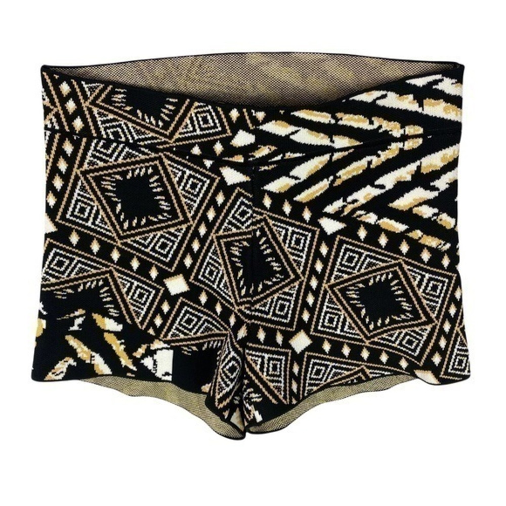 BCBGMaxAzria Tobyn Womens‎ Shorts Size XS Stretch Tribal Print Pull-On